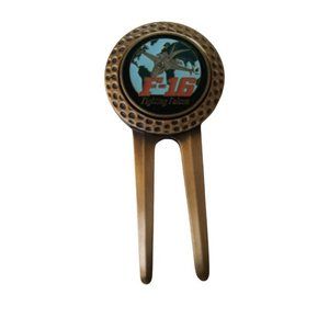 F-16 Fighting Falcons Golf Divot Tool And Ball Marker USAF Air Force Divot Tool
